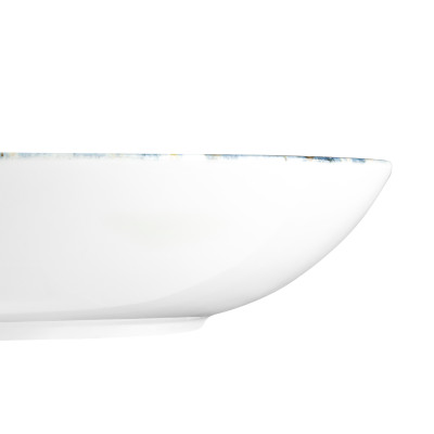 Saladeira Porcelana Catay Azul 23X5cm